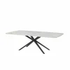 Tafel 120x240cm - keramiek - wit