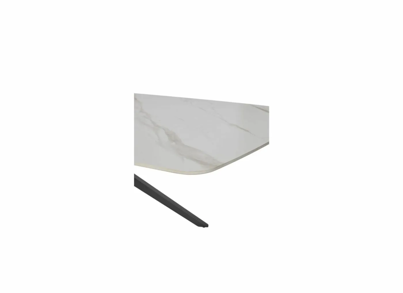 Tafel 120x240cm - keramiek - wit