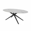 Tafel 240x120cm - keramiek - wit