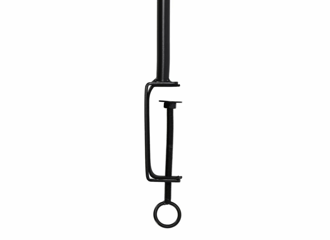 Tafelhaak 22,2x3,6x112,2cm - staal - zwart