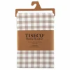 Tafelkleed Gingham 150x300cm - katoen - taupe