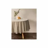 Tafelkleed Myrna Ø180cm - katoen - taupe