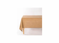 Tafelkleed Myrna 145x300cm - katoen - bruin