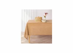Tafelkleed Myrna 145x300cm - katoen - bruin