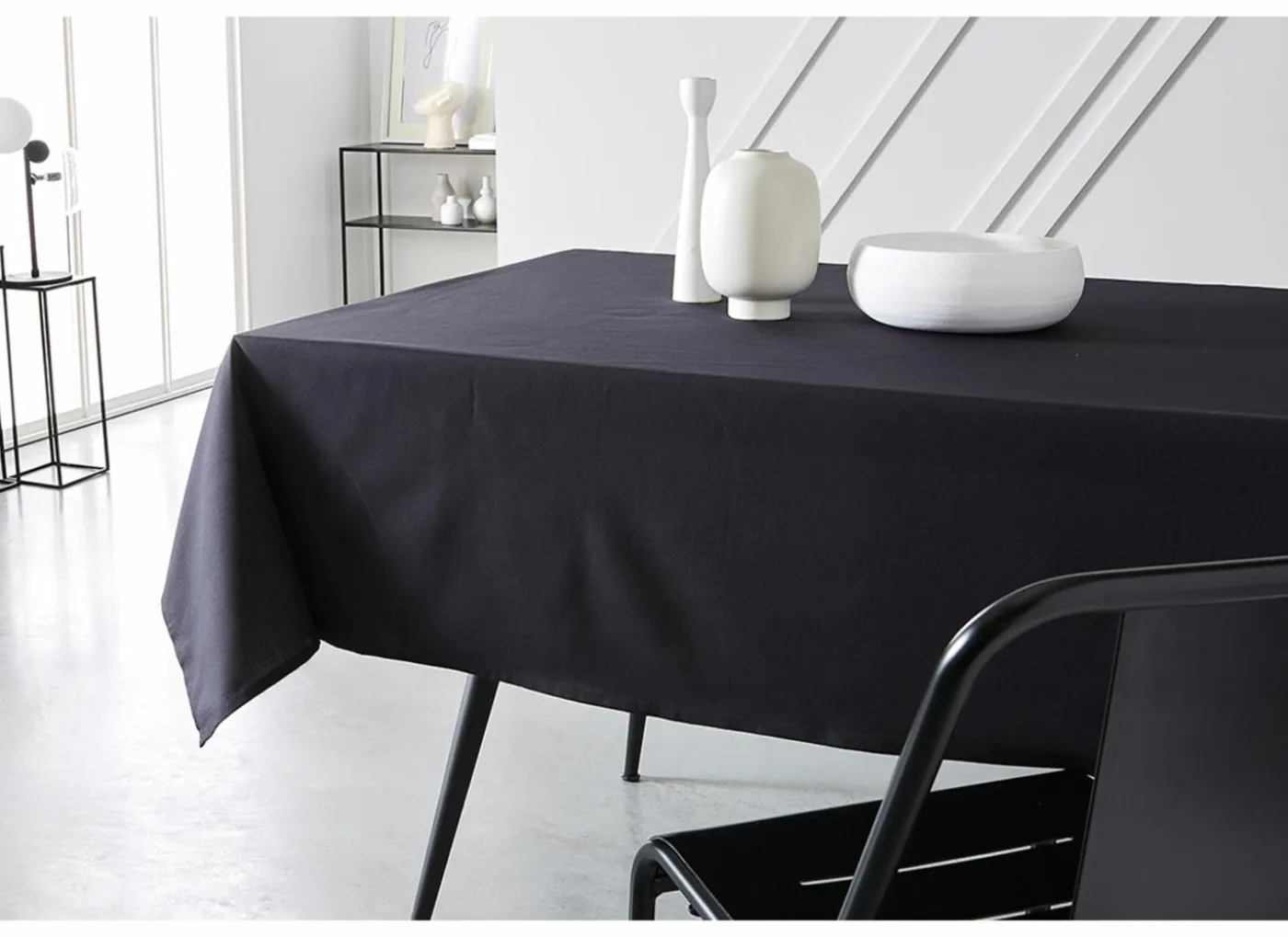Tafelkleed Teflon 150x300cm - katoen - blauw