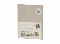 Tafelkleed Teflon 150x260cm - stof - beige