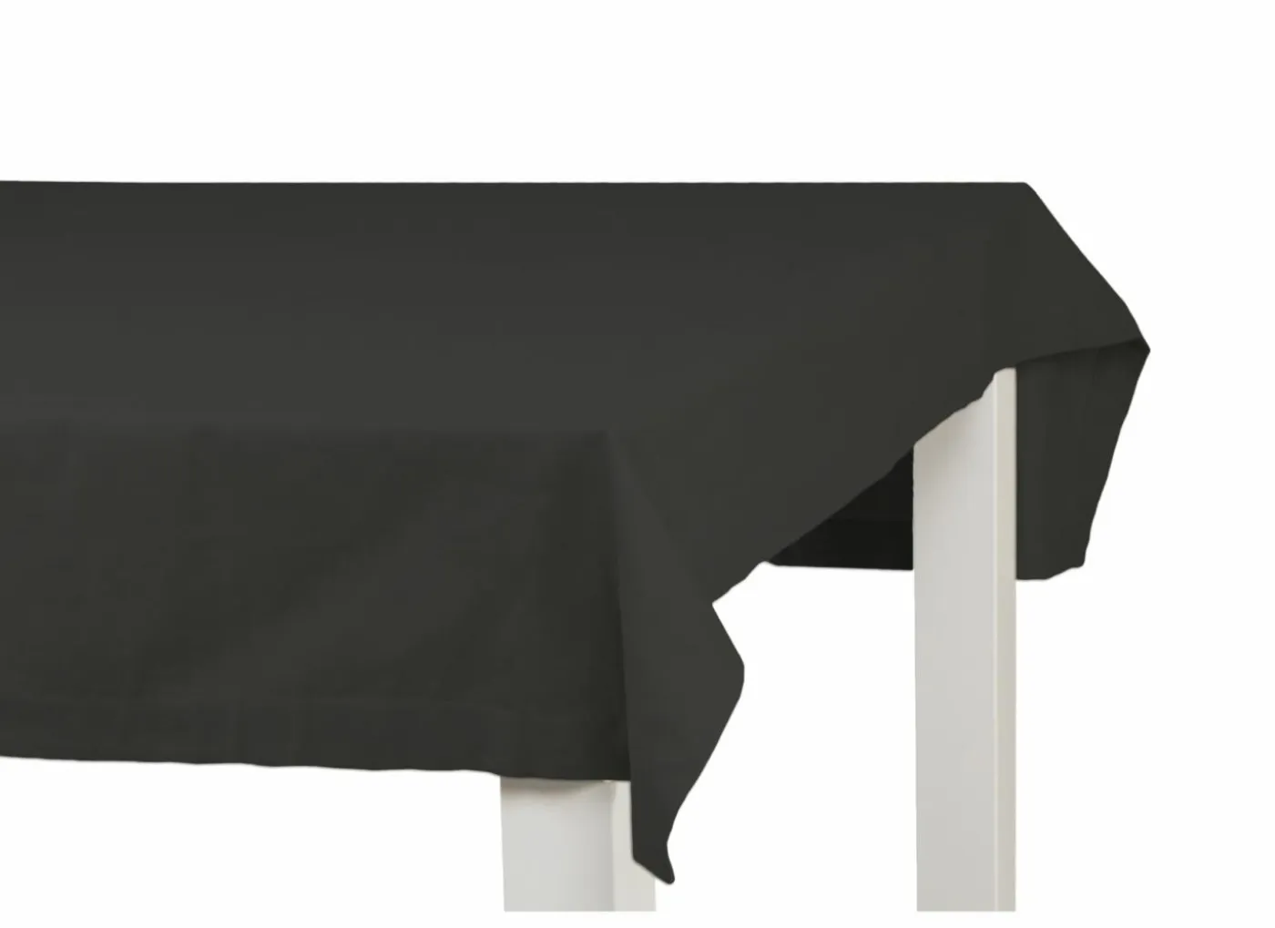 Tafelkleed Teflon 200x200cm - stof - zwart