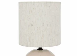 Tafellamp Gaia Ø15,2xH28cm E14 - stoneware - beige