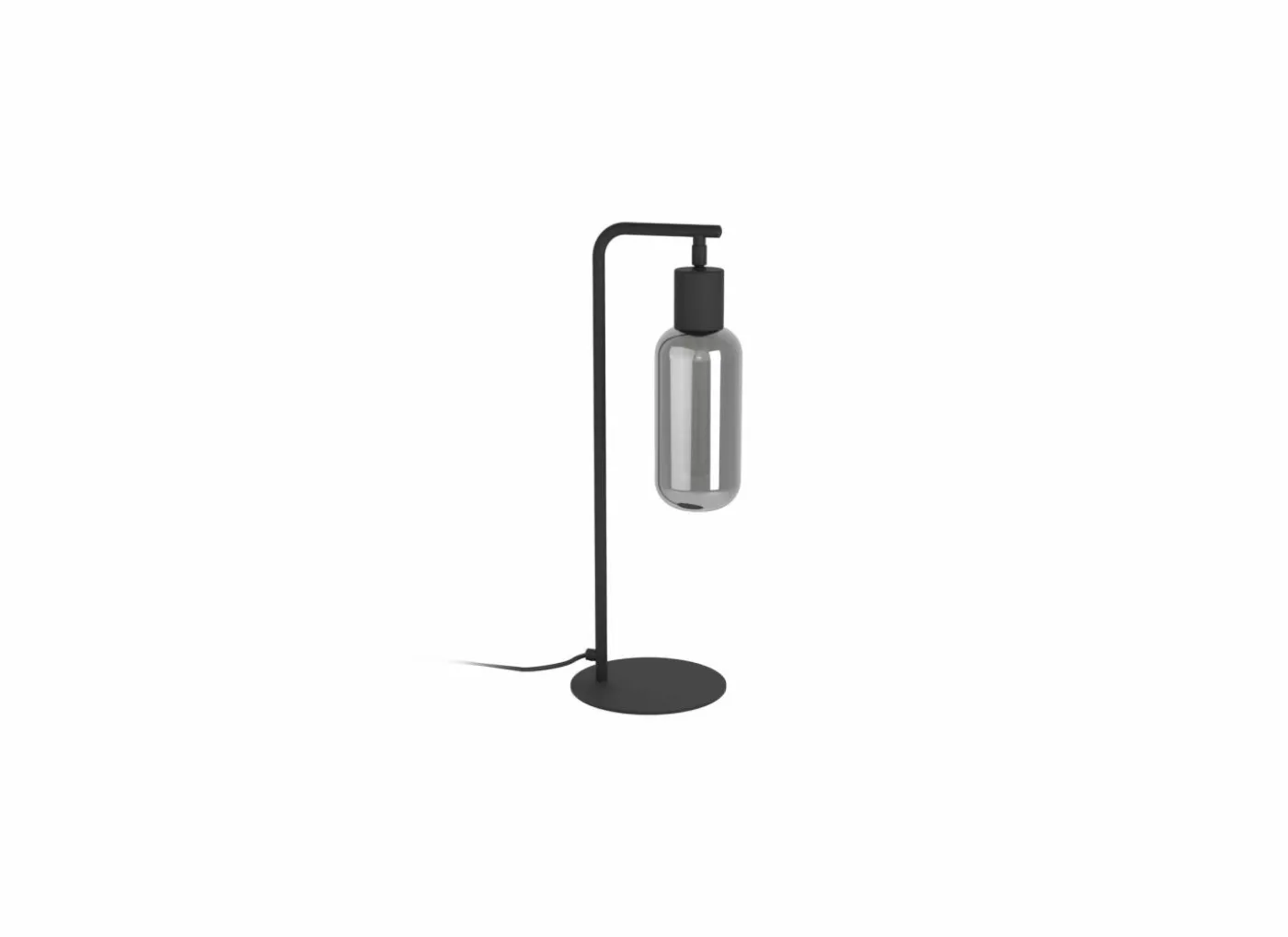 Tafellamp Maione E27 H50,5cm staal zwart