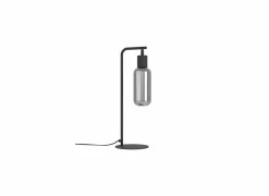 Tafellamp Maione E27 H50,5cm staal zwart