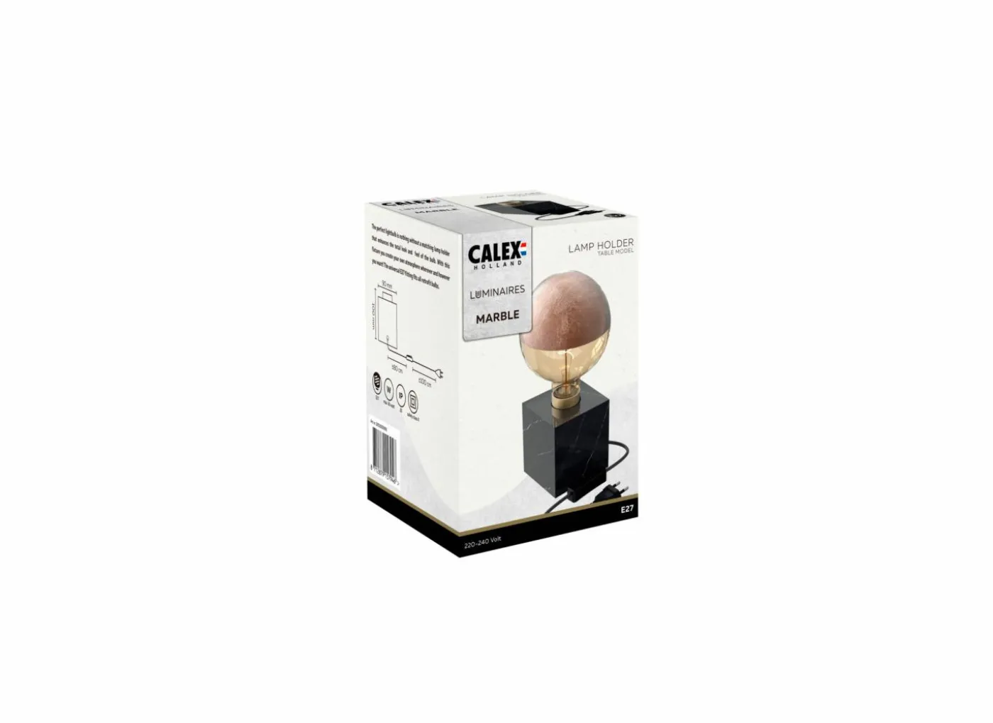 Tafellamp Marble E27 H9cm