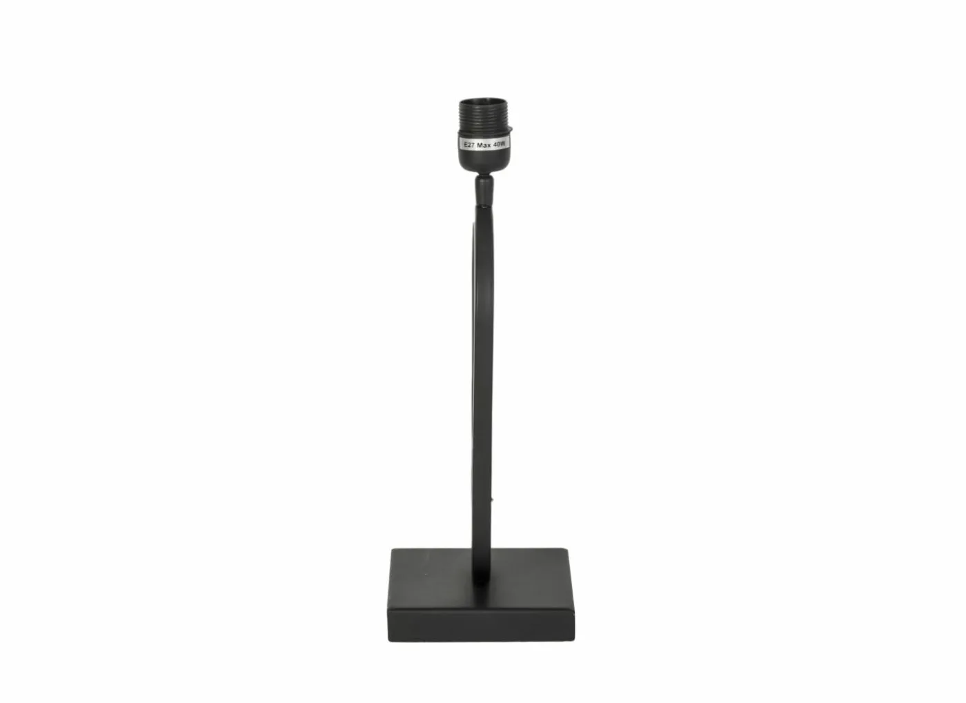 Tafellamp Rico E27 H40cm - metaal - zwart