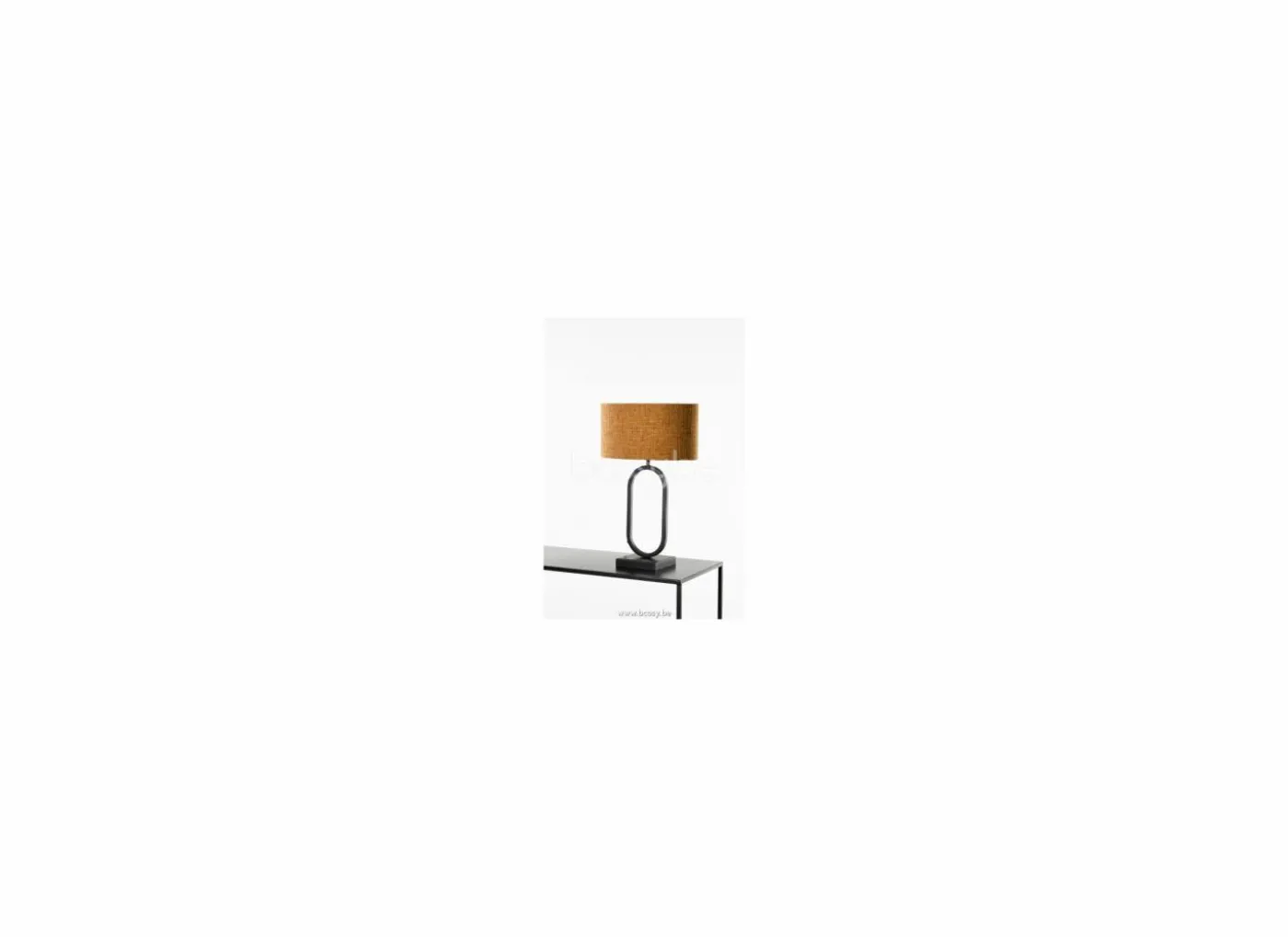 Tafellamp Rico E27 H40cm - metaal - zwart
