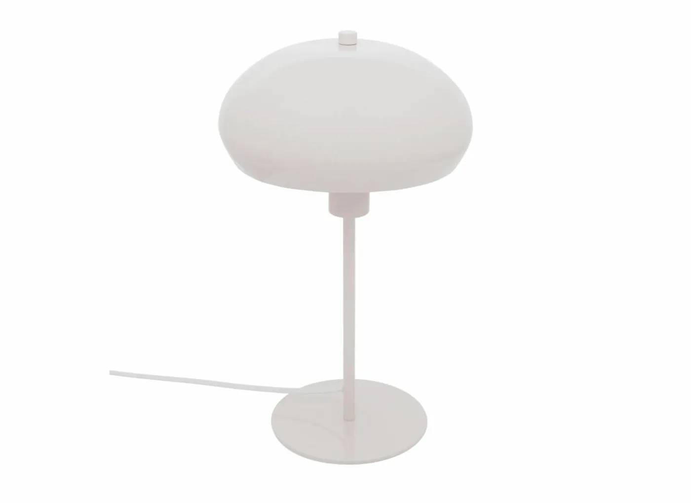 Tafellamp Savio E14 H38cm - glas/staal - beige