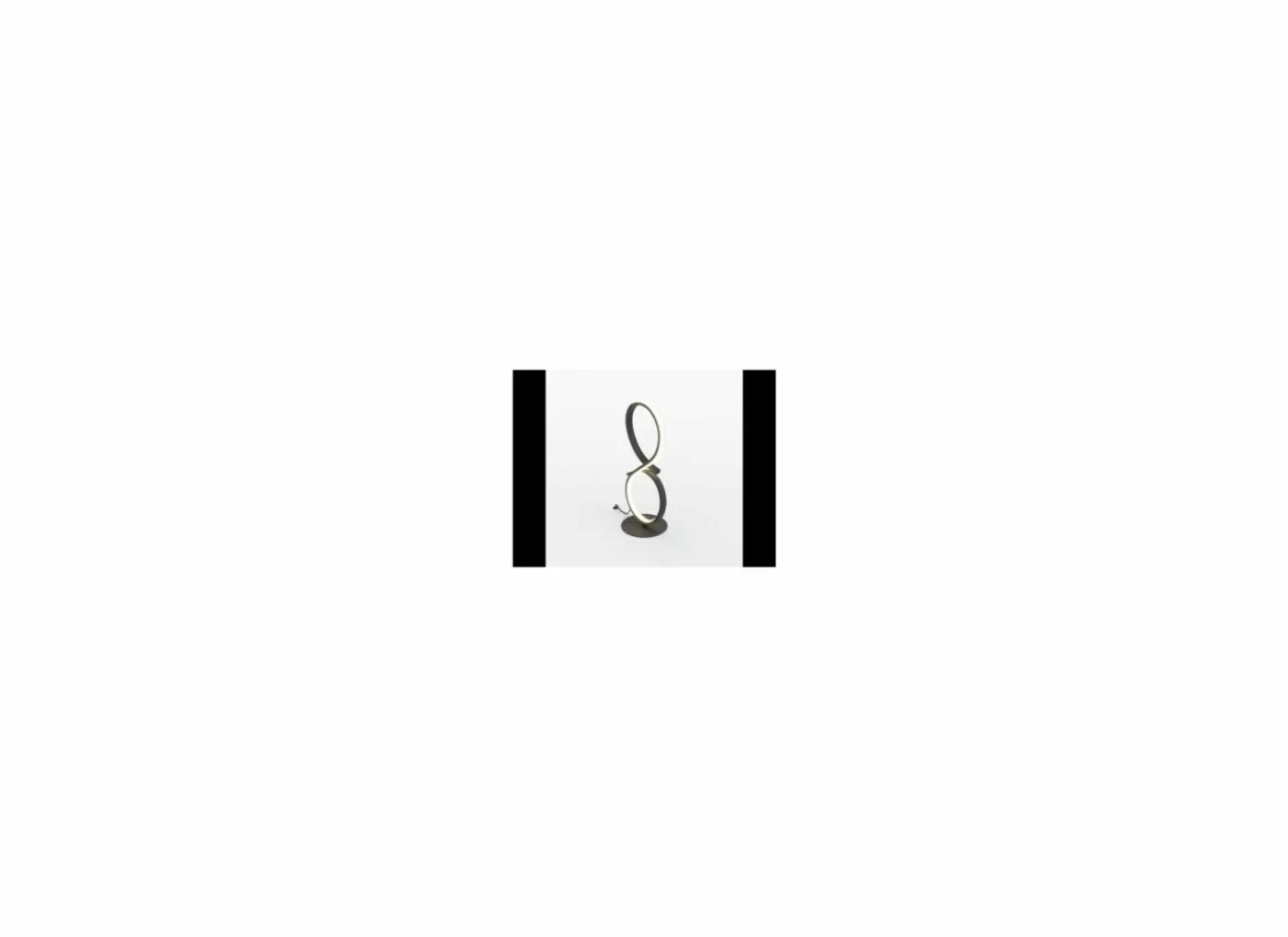 Tafellamp Serpins LED H40,5cm metaal zwart