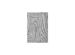 Tapijt Aspero 120x170cm - polyestervezel - wit & grijs