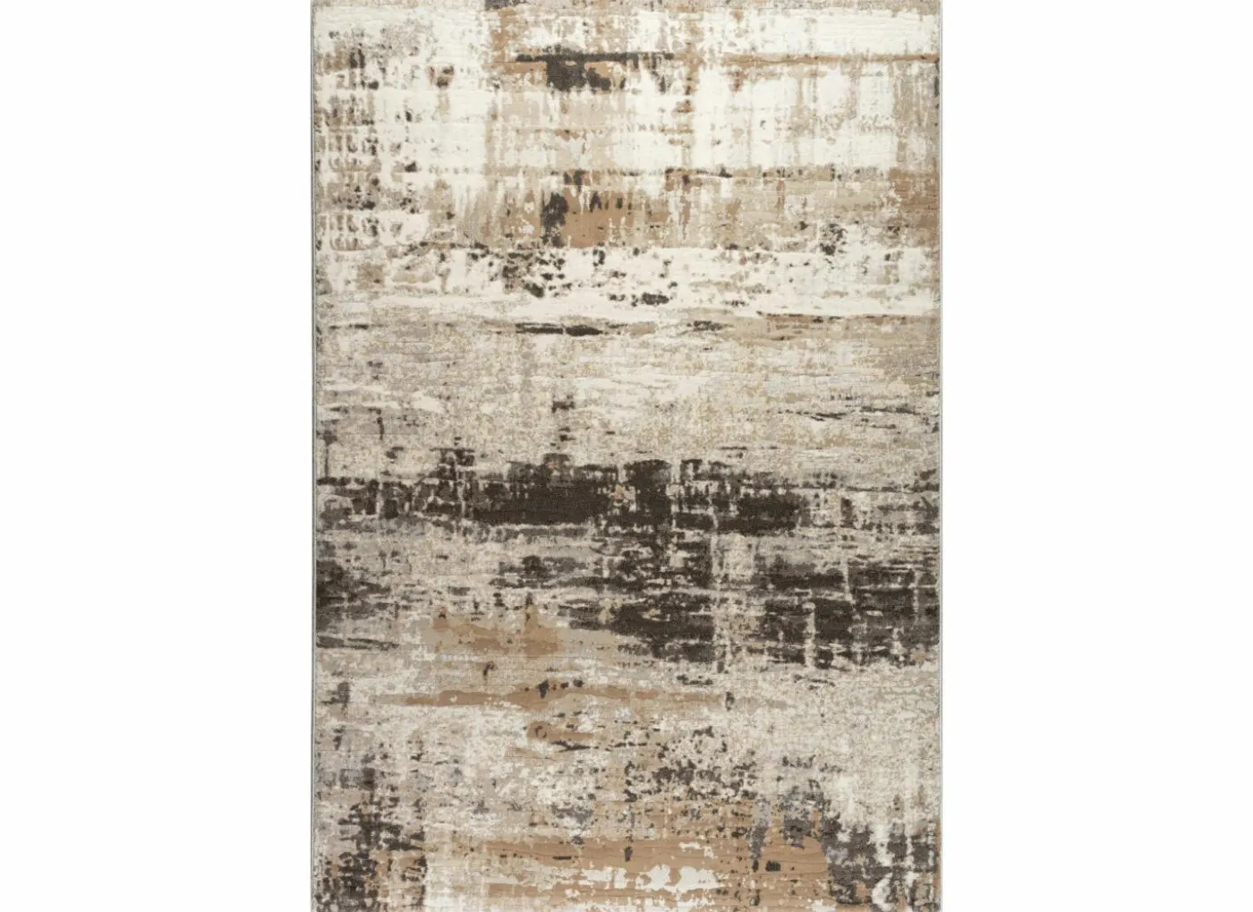 Tapijt Aspero 200x290cm - polyestervezel - beige & bruin