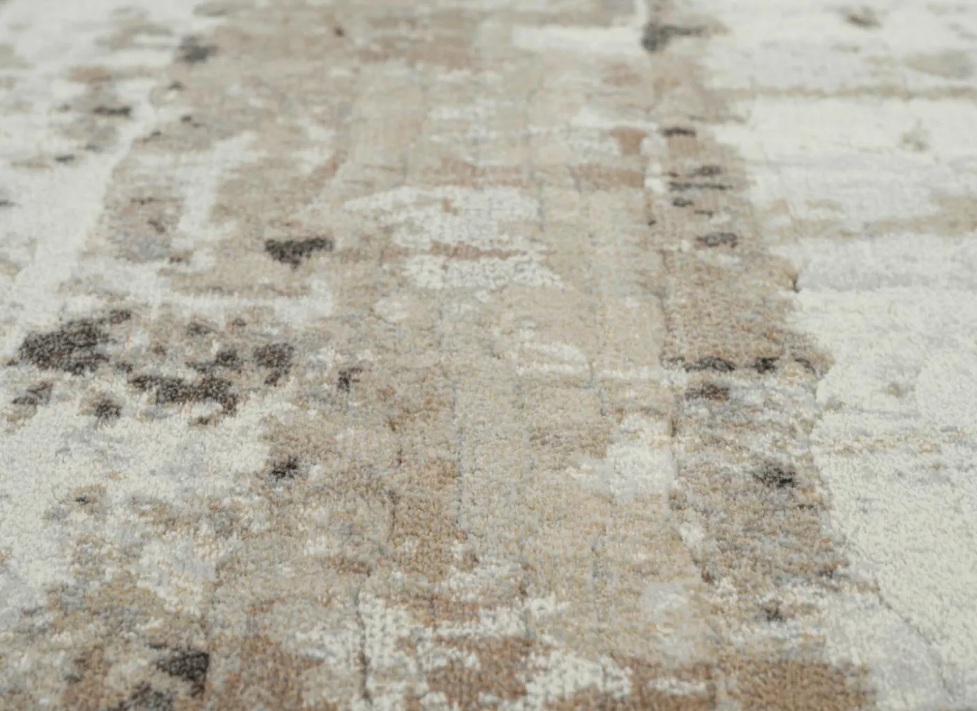Tapijt Aspero 200x290cm - polyestervezel - beige & bruin