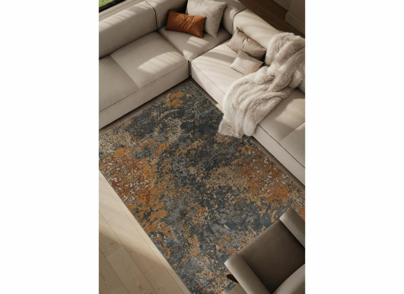 Tapijt Caucus 200x290cm - polyestervezel - multicolor