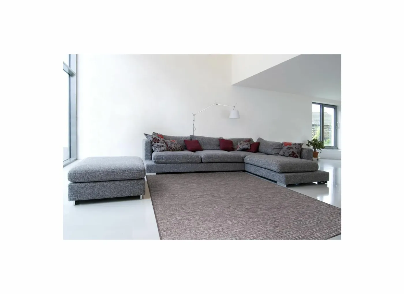 Tapijt Himalaya 330x240cm - wol - grijs