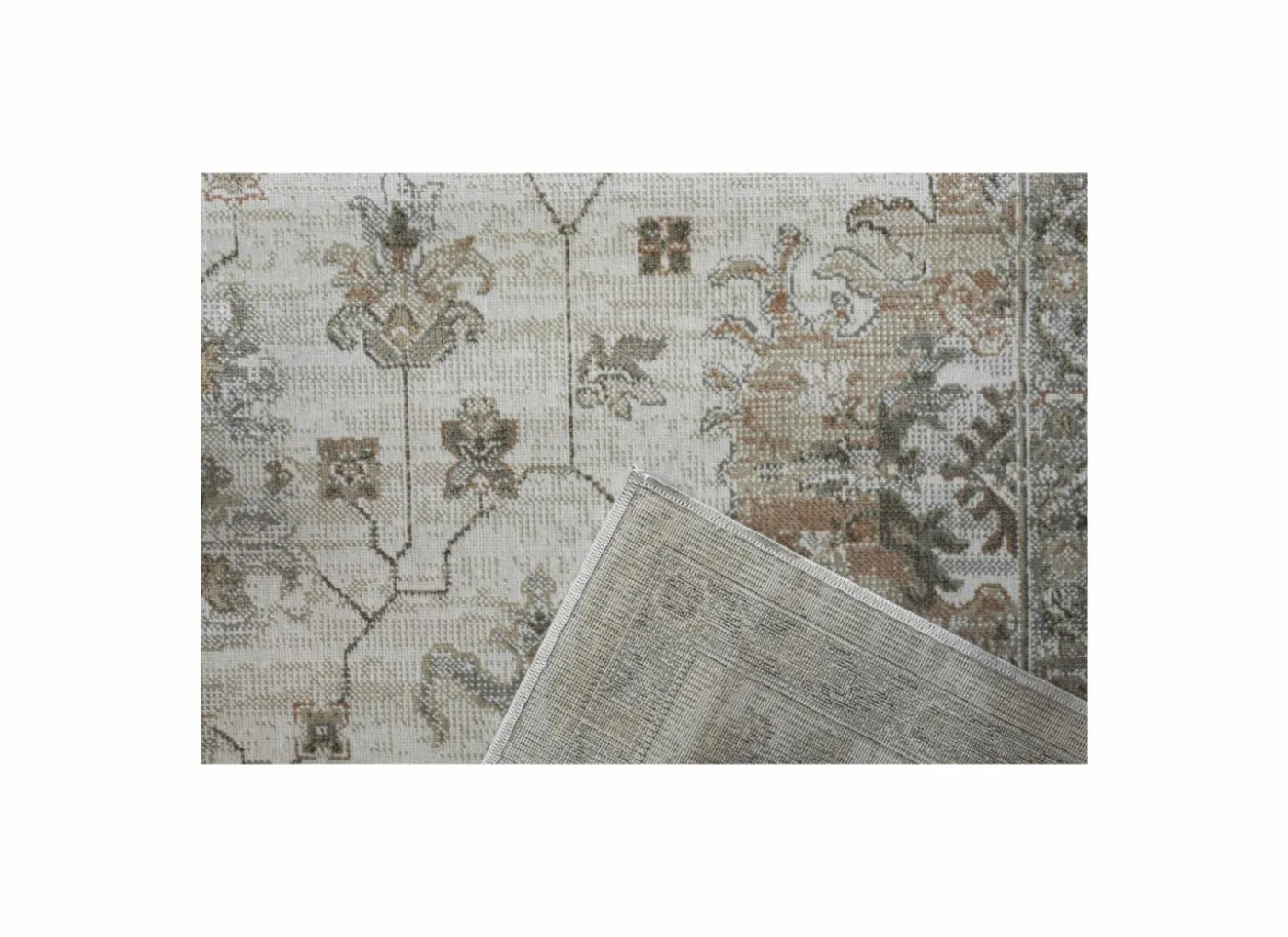 Tapijt Livy 67x210cm - polyestervezel - beige