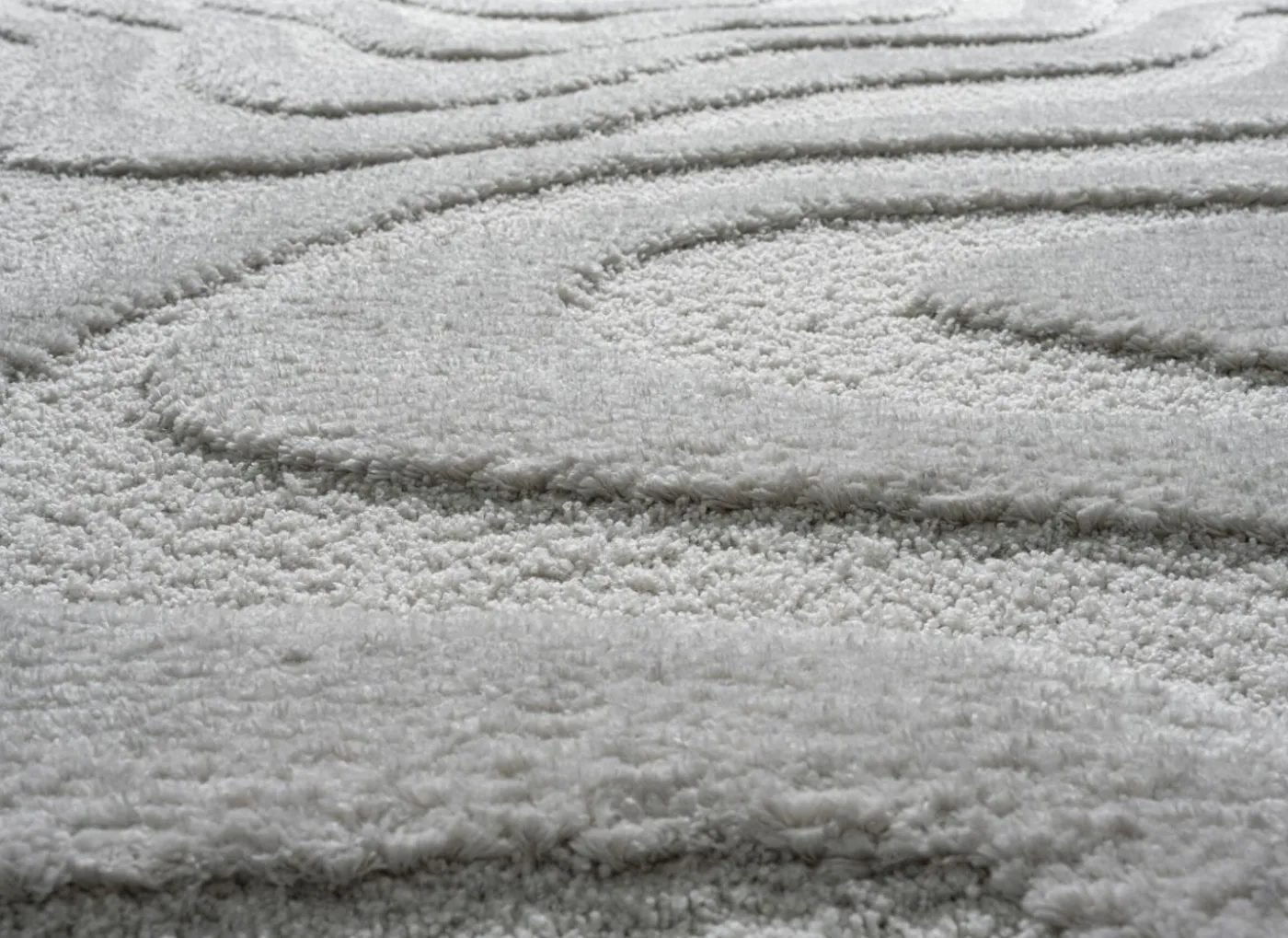 Tapijt Madagaskar 200x290cm - polyestervezel - wit