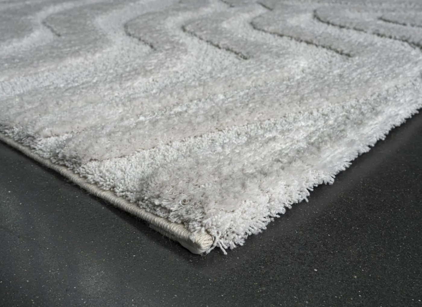 Tapijt Madagaskar 200x290cm - polyestervezel - wit