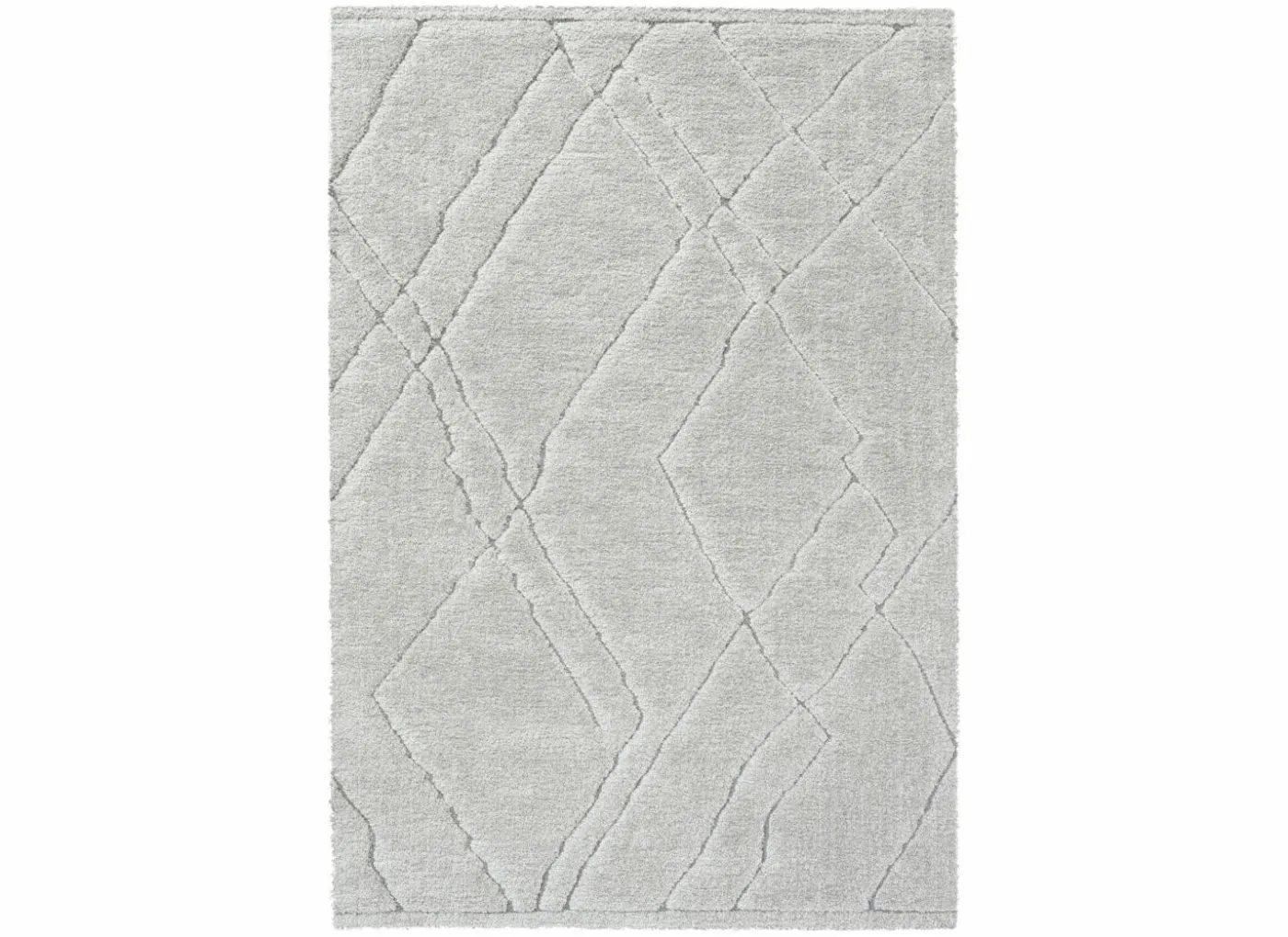 Tapijt Madagaskar 80x150cm - polyestervezel - lichtgrijs