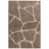Tapijt Madagaskar 133x195cm - polyestervezel - bruin