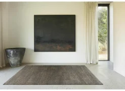 Tapijt Medusa 80x150cm - polyestervezel - grijs & bruin