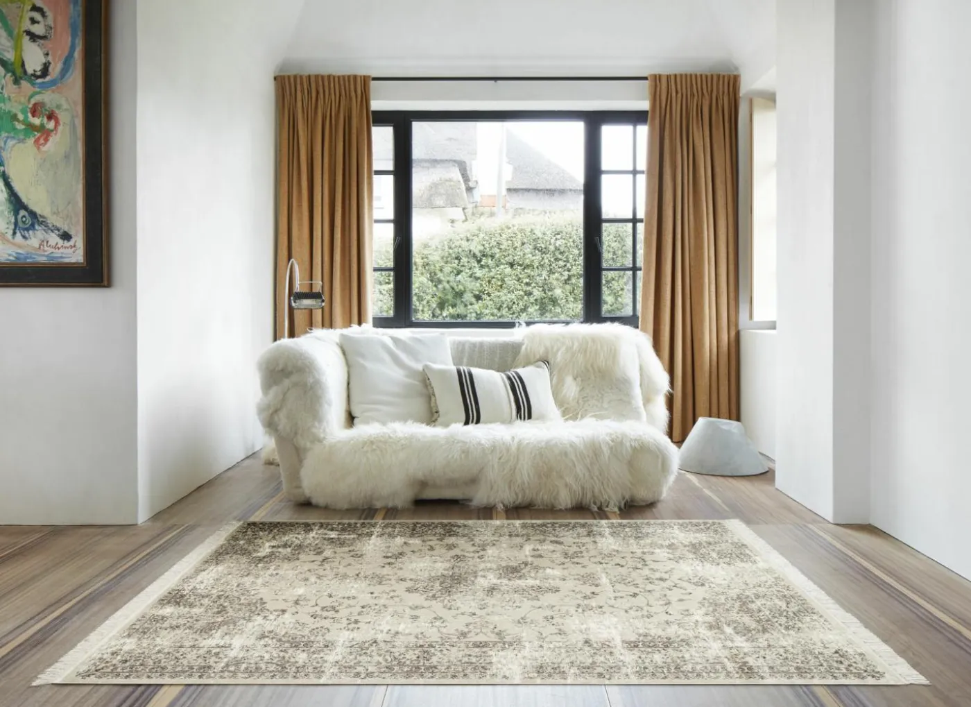 Tapijt Ritz 195x300cm - polyestervezel - grijs
