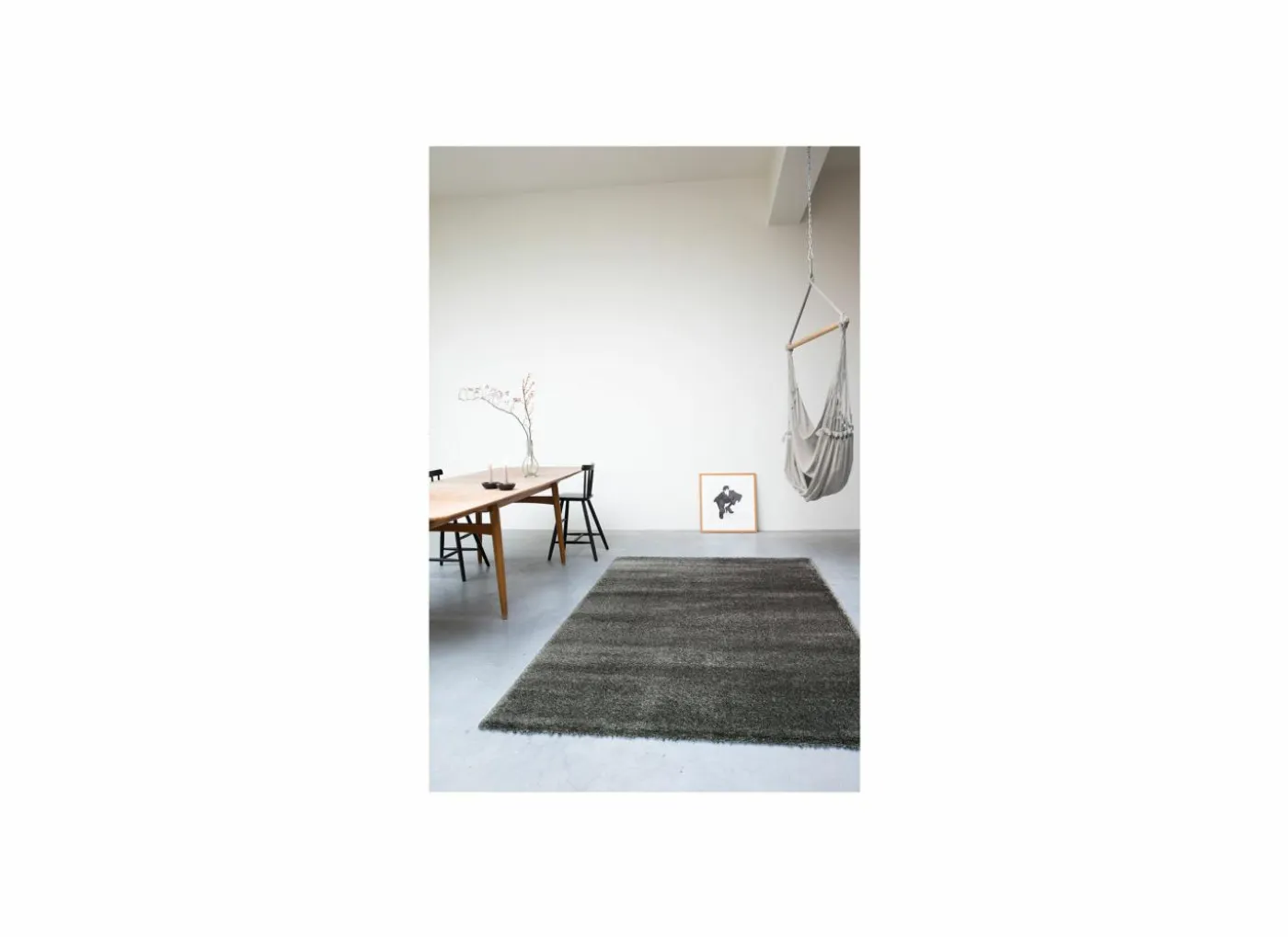 Tapijt Spirit 280x380cm - polyestervezel - donkergrijs