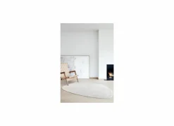 Tapijt Trevos 160x230cm - polyestervezel - beige & wit