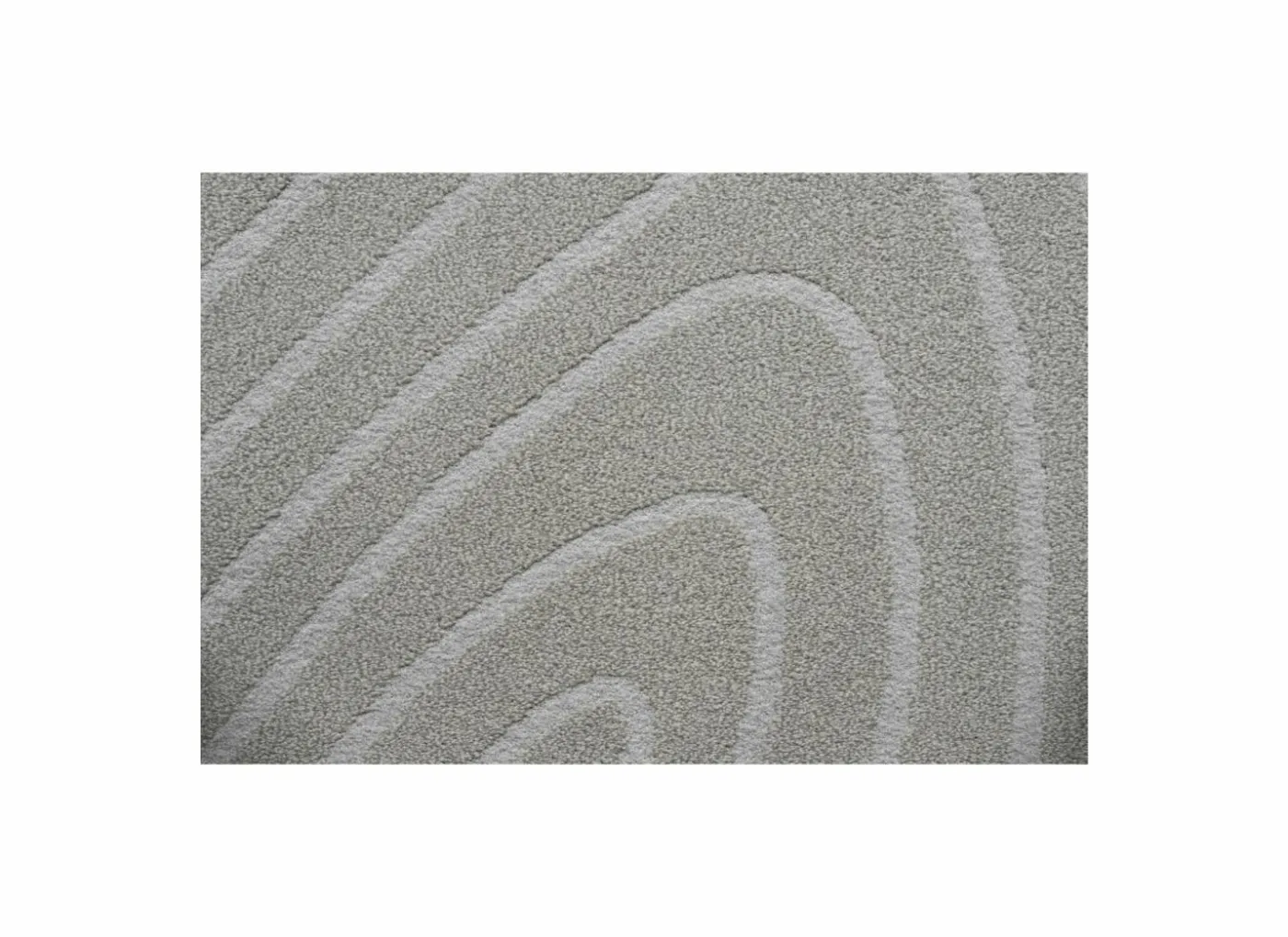 Tapijt Trevos 160x230cm - polyestervezel - beige & wit