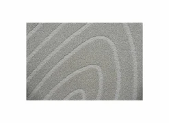 Tapijt Trevos 133x195cm - polyestervezel - beige & wit