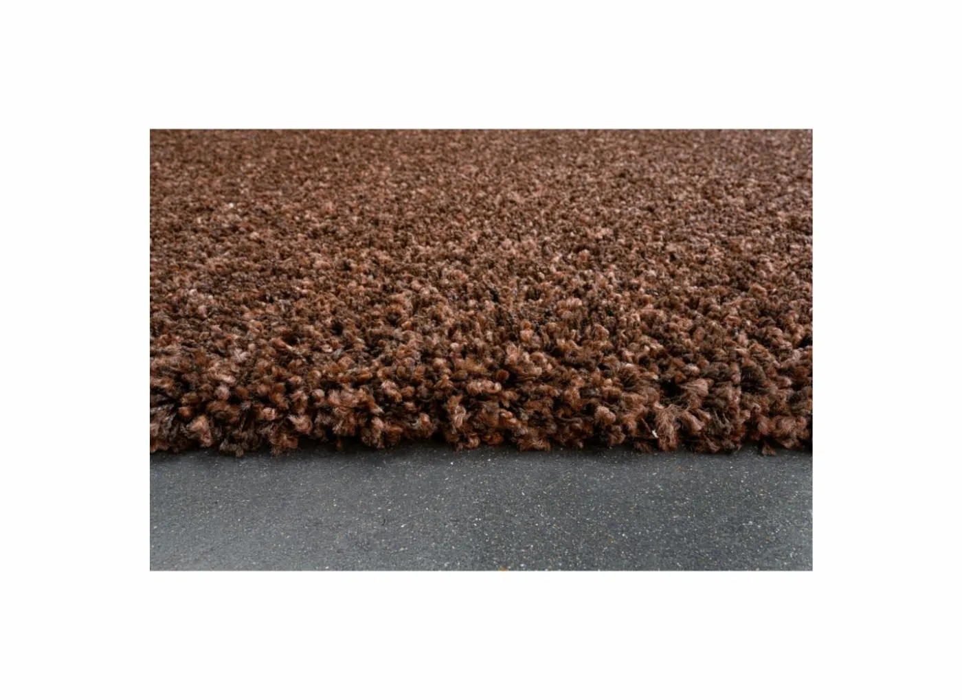 Tapijt Twister 200x200cm - polypropyleen - bruin & roest