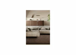 Tapijt Twister 240x300cm - polypropyleen - bruin & roest