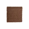 Tapijt Twister 160x160cm - polypropyleen - bruin & roest
