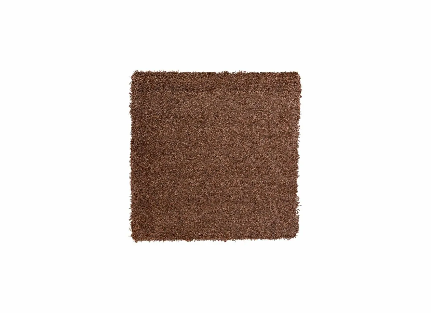 Tapijt Twister 160x160cm - polypropyleen - bruin & roest