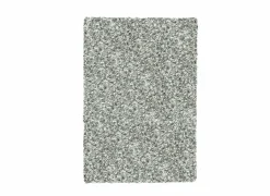 Tapijt Twister 133x195cm - polypropyleen - wit & zilver