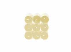 Theelichtjes Clearlight Shimmering Smile 4,5u groen, 18 stuks