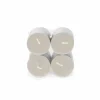 Theelichtjes MAXI Mindful Morning 10u grijs, 8 stuks