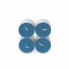 Theelichtjes MAXI Soft Sunrise 10u blauw, 8 stuks