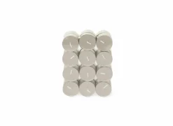 Theelichtjes Mindful Morning 4,5u grijs, 24 stuks