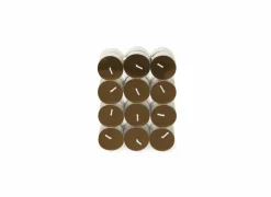 Theelichtjes Warm Wonder 4,5u bruin, 24 stuks