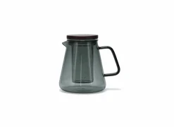 Theepot Luma 93cl - glas - grijs & naturel