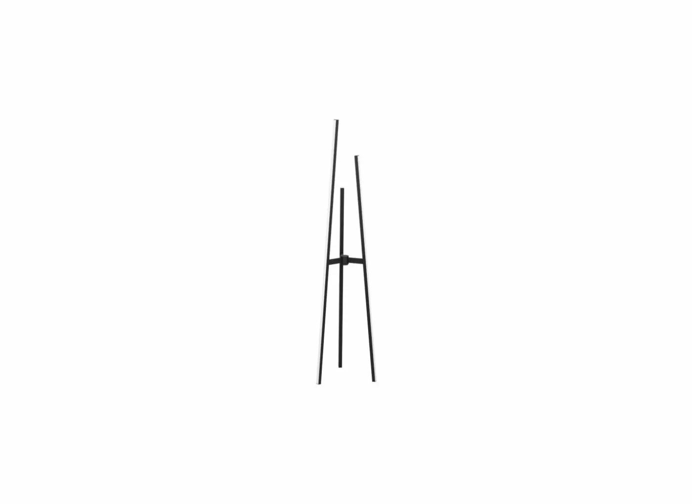 Tripod lamp Mongolana LED H151cm - aluminium - zwart