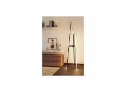 Tripod lamp Mongolana LED H151cm - aluminium - zwart