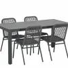 Tuinset Breeze 160x80cm met 4 tuinstoelen Hopi
