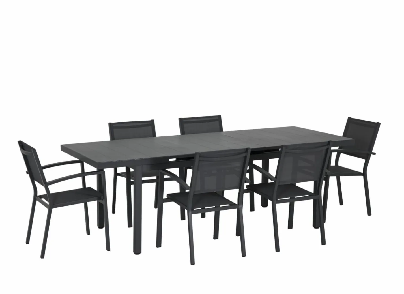 Tuinset Eden 180/240x95cm met 6 tuinstoelen Prayer